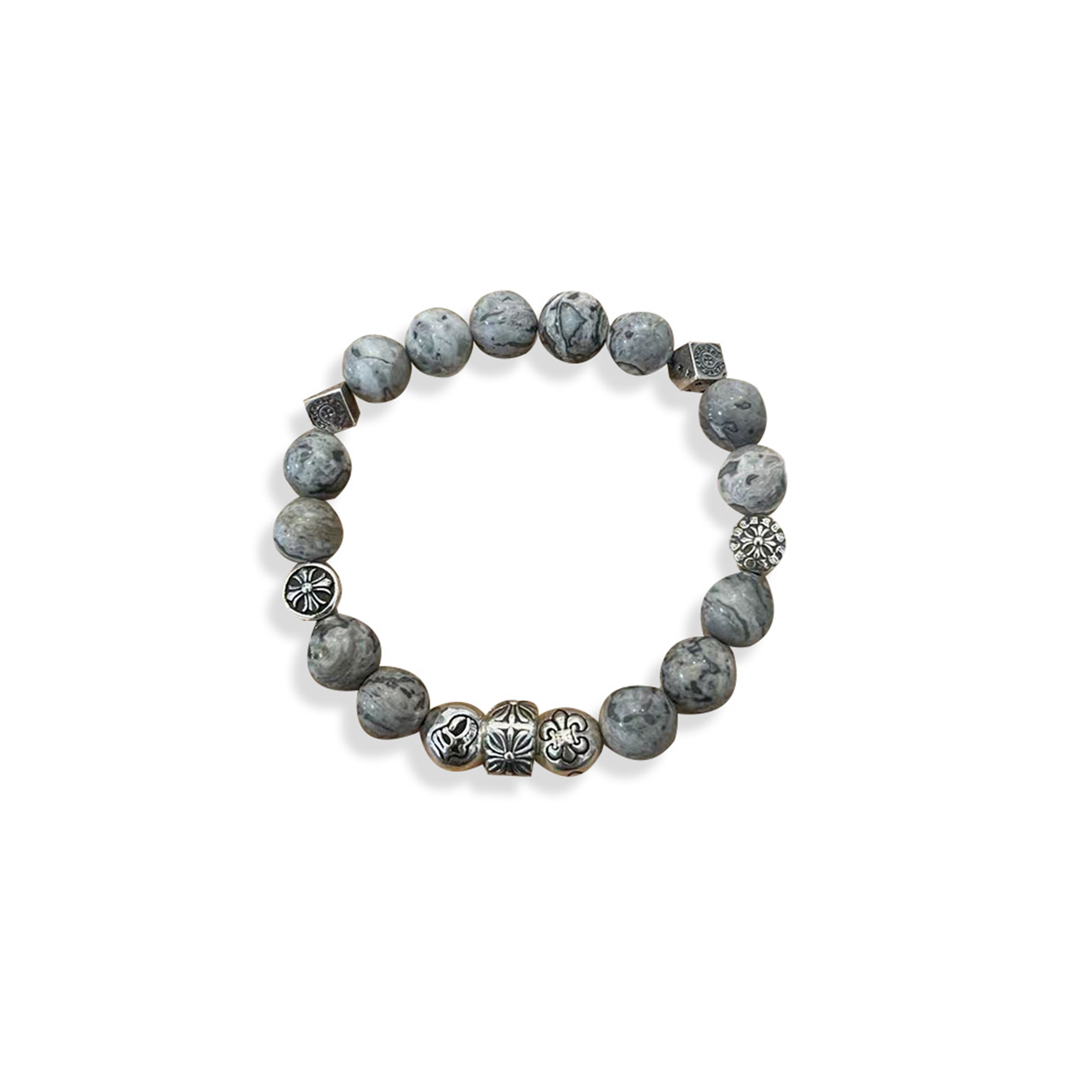 CHROME HEARTS 10MM PEARL BRACELET 